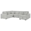 Coaster Fine Furniture 501208B3 Devonshire - Right Chaise With Storage & 1 Piece Pillow, Box 3 of 3 - Gray