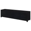 Coaster Fine Furniture 736303 Jupiter - 4 Door Engineered Wood TV Stand - Black
