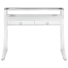 CoasterEssence 802141 Gemma - 2-Drawer Writing Desk - White High Gloss