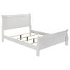 Coaster Fine Furniture 202441KE Louis Philippe - Eastern King Sleigh Panel Bed - White