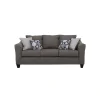 CoasterEssence 506021 Salizar - Upholstered Flared Arm Sofa - Charcoal Gray