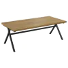 CoasterEssence 753424 Colmar - 3 Piece Engineered Wood Coffee Table Set - Golden Oak