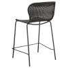 CoasterEssence 192039 Mckinley - Faux Rattan Metal Counter Chair (Set of 2) - Brown