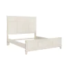 Samuel Lawrence Furniture S916-BR-K3 Madison - King Panel Bed in a Grey-White Wash Finish - Natural