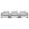 Coaster Fine Furniture 609561PT Collins - 5 Piece Power Reclining Home Theater Seating - Gray