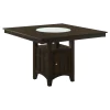 Coaster Fine Furniture 100438-S5A Gabriel - 5 Piece Square Counter Height Dining Set - Cappuccino