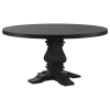 Coaster Fine Furniture 115530 Florence - Round Pedestal Base Dining Table - Black