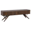 Coaster Fine Furniture 701713 Valna - Wood TV Stand With Sliding Doors - Walnut