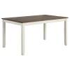 CoasterEveryday 190721 Fortress - 7 Piece Rectangular Dining Set - Vintage Vanilla