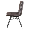 CoasterEssence 107853 Aiken - Upholstered Dining Side Chair (Set of 4) - Brown