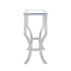 CoasterEssence 720339 Saide - Rectangular Glass Top Entryway Console Table - Chrome