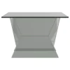 CoasterElevations 723448 Taffeta - Glass Top Mirrored Acrylic Coffee Table - Silver
