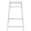 Coaster Fine Furniture 182358 Jovani - Acrylic Backless Counter Stool (Set of 2) - Chrome
