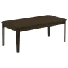 CoasterEssence 736184 Amaro - 3 Piece Coffee And End Table Set - Dark Brown