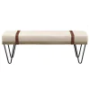 CoasterEssence 910258 Austin - Fabric Upholstered Accent Bench - Beige