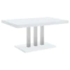CoasterEssence 193811 Brooklyn - Rectangular Dining Table - White High Gloss
