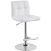 CoasterEveryday 120356 Lenny - Upholstered Adjustable Bar Stool (Set of 2) - White
