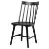 Coaster Fine Furniture 108546BLK Middleton - Solid Wood Dining Side Chair Black (Set of 2) - Black