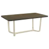 Coaster Fine Furniture 108681-S7 Biloxi - 7 Piece Rectangular Dining Set - Grayish Brown