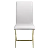 CoasterEssence 105171 Carmelia - Upholstered Dining Side Chairs (Set of 4) - White