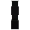 CoasterEveryday 800340 Emelle - 4-Shelf Glass Panel Bookshelf - Black