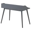 CoasterEssence 804497 Percy - 4-Compartment Writing Desk - Gray