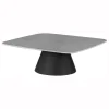 Coaster Fine Furniture 703500 Eason - 2 Piece Cocktail Coffee Table Set - Concrete And Black