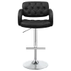 CoasterEssence 102555 Brandi - Adjustable Bar Stool - Black And Chrome
