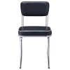 CoasterEveryday 2066 Retro - Upholstered Dining Side Chair (Set of 2) - Black
