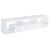 Coaster Fine Furniture 704251 Jude - 2-Drawer Engineered Wood TV Stand - High Gloss White
