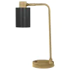 CoasterEssence 923303 Cherise - Adjustable Angle Table Lamp - Antique Brass