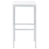 CoasterEveryday 182525 Natividad - 5 Piece Pub Height Bar Table Set - White High Gloss