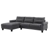 Coaster Fine Furniture 509540B1 Caspian - LAF Chaise, Box 1 of 2 - Gray