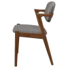 CoasterEssence 105352 Malone - Padded Wood Dining Arm Chair (Set of 2) - Dark Walnut