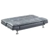 CoasterEssence 500096 Dilleston - Upholstered Tufted Convertible Sofa Bed - Gray