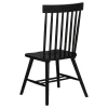 Coaster Fine Furniture 122502BLK Andrews - Windsor Spindle Back Dining Side Chair (Set of 2) - Black