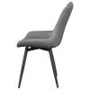 CoasterEssence 110272 Brassie - Upholstered Swivel Dining Side Chair (Set of 2) - Gray