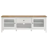 Coaster Fine Furniture 708253-SET Hollis - 3 Piece TV Stand Entertainment Center - White