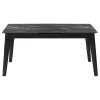 Coaster Fine Furniture 121251-S7 Crestmont - 7 Piece Extension Leaf Dining Table Set - Black