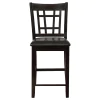 CoasterEveryday 102889 Lavon - Wood Counter Chair (Set of 2) - Black And Espresso
