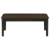 CoasterEssence 736184 Amaro - 3 Piece Coffee And End Table Set - Dark Brown