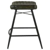Coaster Fine Furniture 109258 Bayu - Leather Upholstered Counter Stool (Set of 2) - Espresso