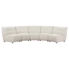 Coaster Fine Furniture 551300-S5 Charlotte - 5 Piece Upholstered Modular Sectional Sofa - Ivory