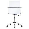CoasterEssence 801436 Amaturo - Acrylic Adjustable Home Office Desk Chair - Clear
