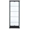 CoasterEveryday 950170 Delphinium - 5-Shelf Clear Glass Curio Display Cabinet - Black