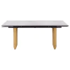 Coaster Fine Furniture 193631 Vesa - Glass Top Extension Dining Table - Beige