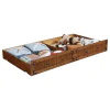 Coaster Fine Furniture 300675-SET Oakdale - Wood Twin Daybed with Trundle - Rustic Honey