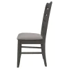 CoasterEveryday 102722GRY Dalila - Wood Dining Side Chair (Set of 2) - Dark Gray