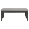 CoasterEveryday 102721GRY-S6 Dalila - 6 Piece Rectangular Dining Table Set - Dark Gray