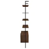 Coaster Fine Furniture 980074-S3 Owens - 3 Piece Wall Mounted Bookshelf Set - Walnut